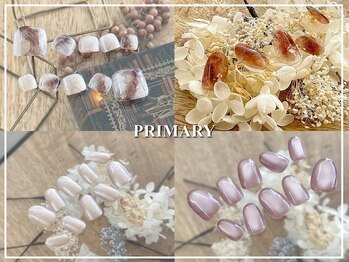 プライマリー(PRIMARY)の写真/9時から21時まで営業！完全個室で周りを気にせず、仕事帰りにゆっくり過ごせるネイルケア☆