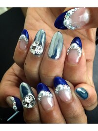 ミラーネイル★Blue &nbsp;version