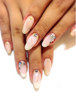 クリスタルネイル ボンベルタ橘店(CRYSTAL NAIL)/大理石風ネイル