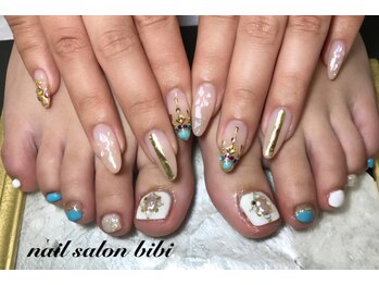 ネイルサロン ビビ(bibi)/エスニック風ネイル