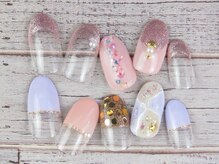 ネイルアンドアイラッシュ テラ 明石店(nail&eyelash Terra)/オフ+ケア付☆定額コース