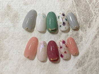 ネイルサロン キャンディネイル(Candy Nail)/押し花ネイル　ｂｙ佐合