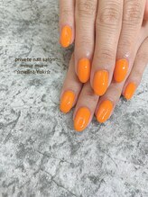 プライベート ネイルサロン マーマ(murmur)/オレンジネイル