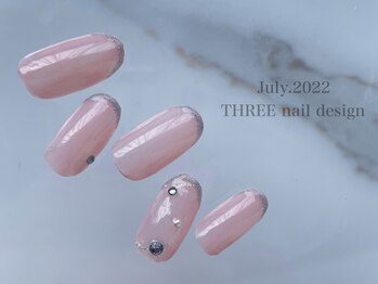 スリー(THREE)/July.2022/nail design