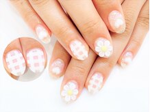ネイルコレクション ピンク(Nail Collection Pink)/ジェル定額￥8990★ホワイト３Ｄ