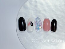 シーシーネイルサロン 池袋(C.C.Nail salon)/キラキラハートネイル