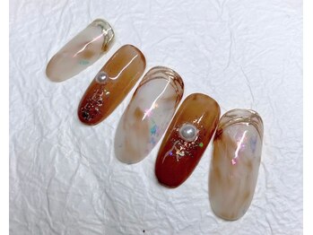 ラヴィネイル(La Vie Nail)/ニュアンス/アートネイル/大理石