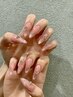 【ロングネイルさん必見！】長さ出し10本、シンプルデザイン込み