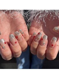 ハート♪ラメグラデーション♪