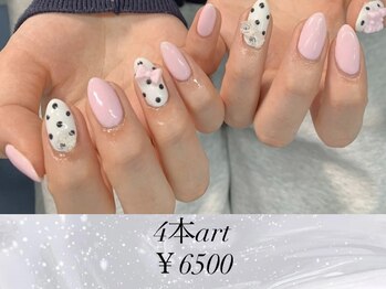 302ネイルスタジオ/4本アート