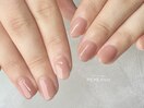 オフィスネイル向けシアーピンク
