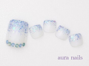 アウラネイルズ(aura nails)/●フットジェル　￥９，９００