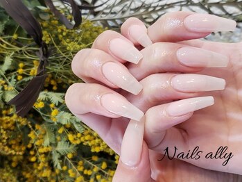 ネイルズアリー 立川店(Nails ally)/春色×ダイアミ×長さ出し×春夏