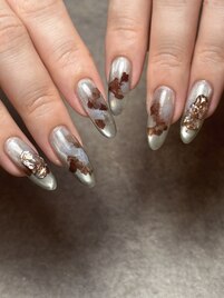 ロングネイル　ニュアンス