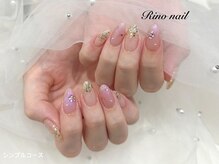 リノ ネイル(Rino nail)/お花ネイル70439