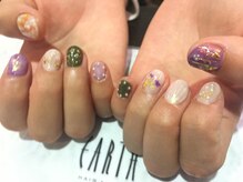 アース ネイルアイラッシュ 前橋店(EARTH Nail&Eyelash)/アートデザイン ￥８０００