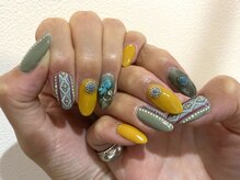 マイシティー ネイル(My City Nail)/ネイティブ柄