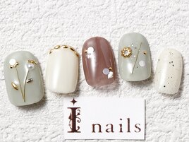 ニュアンスフラワーくすみ￥8200