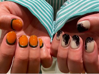 <ハンド>デザインシンプルネイル