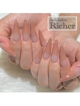 エスフィーネイルサロン リシェル(Esfy nailsalon Richer)/ナチュラルロングスカ