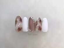 ネイル ドゥ 岡山駅前店(Nail Doux)/大人大理石ネイル