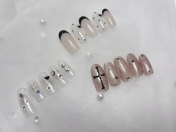 リアン 京都四条河原町店(Lian)の写真/持ち込みデザインOK!カラーとパーツも豊富にご用意◎あなたの個性を引き出すアートネイルで指先に彩りを♪