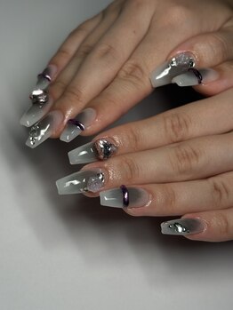 エクアネイルズ(Akuwa nails)/スカルプ◆150分アートやり放題