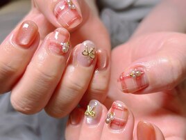 チェックネイル