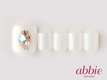 ネイルサロン アビー 宮益坂店(abbie)/ホワイトシェル ¥11550