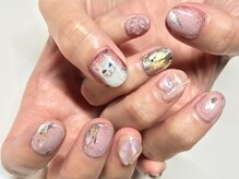 ハイ ネイルズ(Hi Nails!)/ハンドペイント×ニュアンス