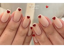 ナナアンドコー(Nana&Co.)/ハートネイル、春ネイル