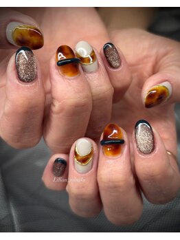 ネイルサロン リリアン(Lilian)/べっ甲ネイル