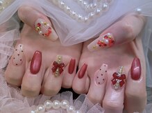 アリーズ(Allies)/クリスマス 冬ネイル ガーリー