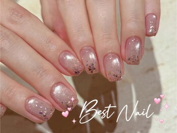 ベストネイル 横浜店(Best Nail)の写真/【シンプルワンホンネイルならおまかせ！】カラー豊富でワンカラーもマグネットネイルも大満足の仕上がりに