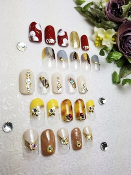 フェアニティー/ゴージャス定額ネイル秋デザイン