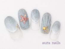 アウラネイルズ(aura nails)/☆ハンドデザインコース　¥8800