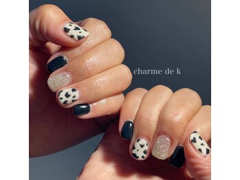 シャルム ド ケー(charme de k)/レオパード柄ネイル