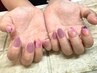 ハンド！エレガントコース6999円ニュアンスネイルやエアジェルアートまで