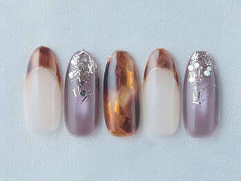 エリクサーネイル 長堀橋(Elixir Nail)/長堀橋限定べっ甲デザイン♪