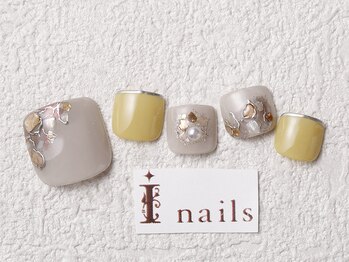 アイネイルズ 梅田店(I nails)/シェルタイルデザイン