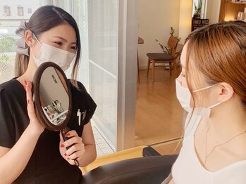 フィズ アイ ビューティ豊橋山田店(fiz)/《仕上がり確認》