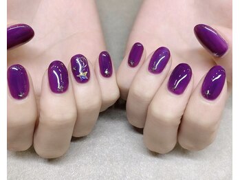 プライズアイリス アイラッシュ 池袋東口店(prize Iris eyelash)/パープルネイル☆ 【池袋】