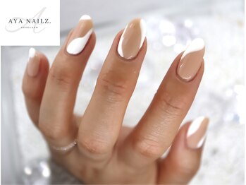 アヤネイルズ アンド アイラッシュ(AYA NAILZ.＆Eyelash)/個性派フレンチ