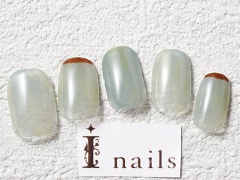 アイネイルズ 梅田店(I nails)/グリーンニュアンス¥7200