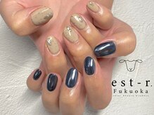 エストアール 博多口店(est-r.)/#ちぐはぐネイル