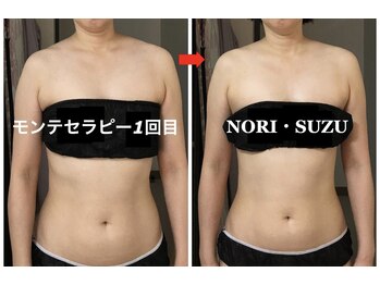 ノリスズ(NORI SUZU)/1回で歪みも痩身も！肩幅が華奢