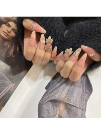 春×ワンホンネイル