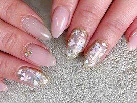 紫陽花ネイル銀座のフィルイン