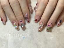 メルモーイ(mermooi)/宝石ネイル