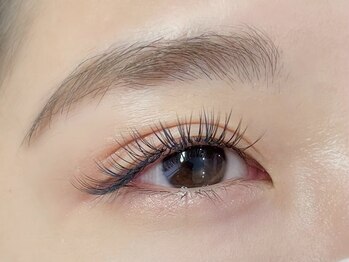 モーイ ブルップ 高槻店(mooi beloep)/フラットラッシュ120本ネイビー